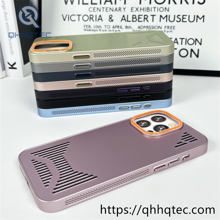 liquid hollow heat dissipation mobile phone case iphone 16 pro max
