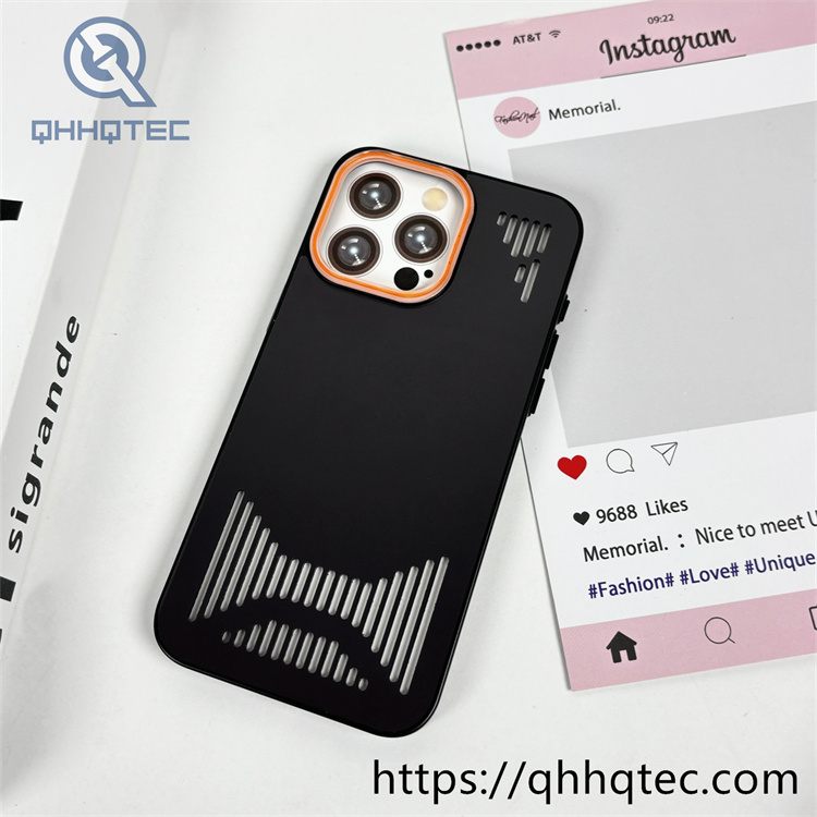 liquid hollow heat dissipation mobile phone case iphone 16 pro max