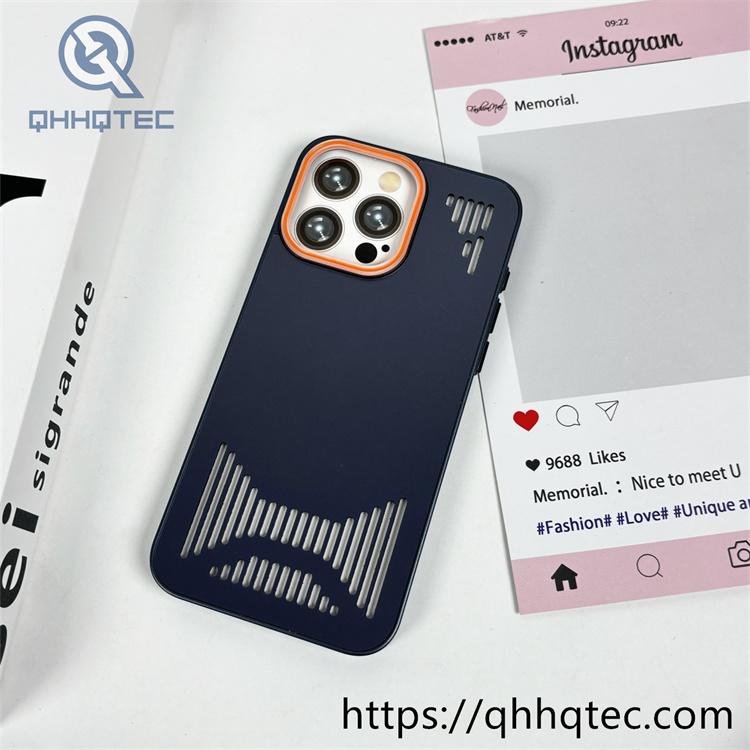 liquid hollow heat dissipation mobile phone case iphone 16 pro max