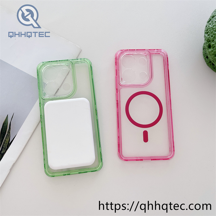 3 in 1 transparent color frame cover