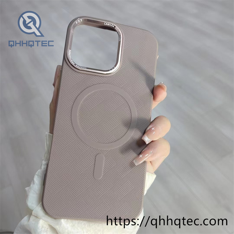 weaving pattern texture magsafe cover