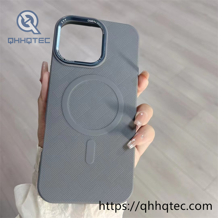 weaving pattern texture magsafe cover