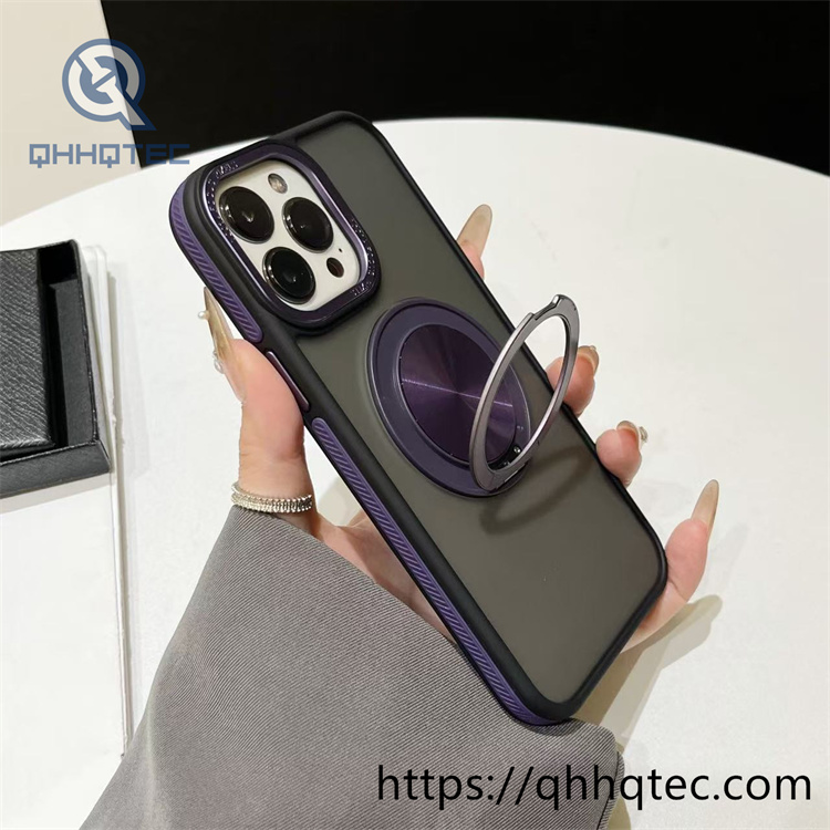 skin texture 360 rotating bracket protective cover