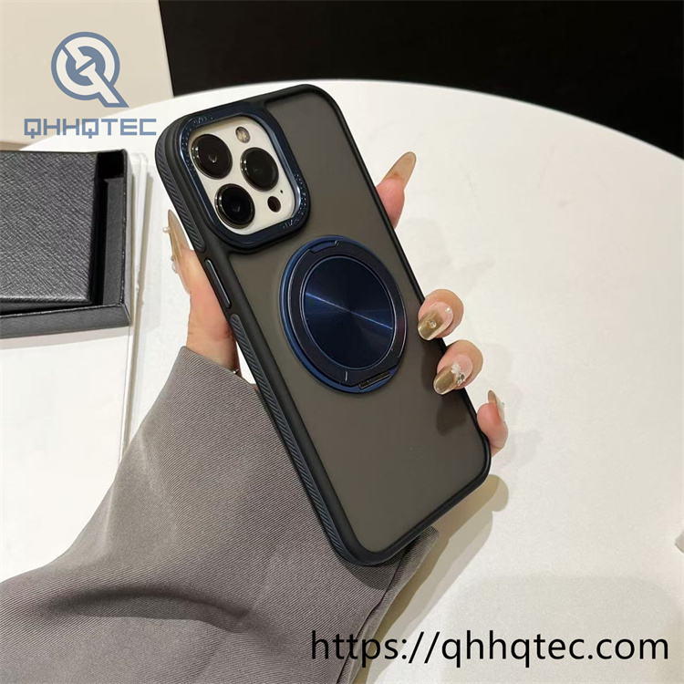 skin texture 360 rotating bracket protective cover