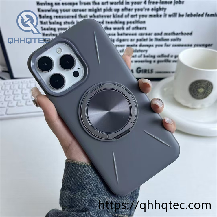 skin texture 360 rotating bracket protective cover