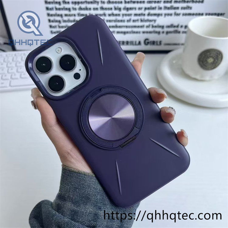 skin texture 360 rotating bracket protective cover