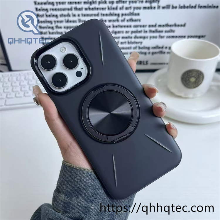 skin texture 360 rotating bracket protective cover