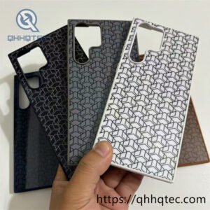 overlapping lines design phone case