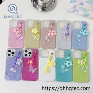 dopamine flower pop case with bracelet (复制)