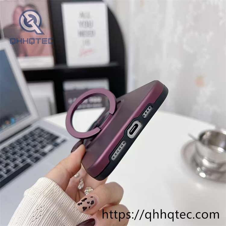 starry series rotating stand phone case