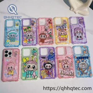 wave pattern magsafe transparent 3 in 1 case (复制)