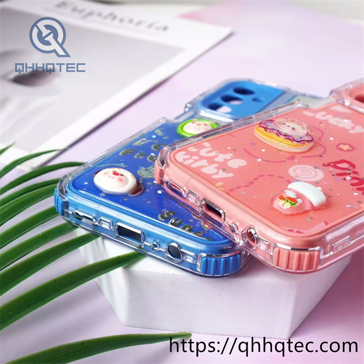 glitter transparent gradient 3 in 1 driping case (复制)