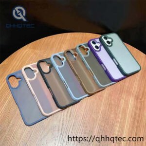 anti slip frame 2 in 1 transparent case
