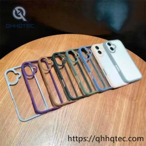 anti slip frame 2 in 1 transparent case