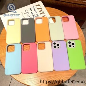 jelly solid color corrugated phone case