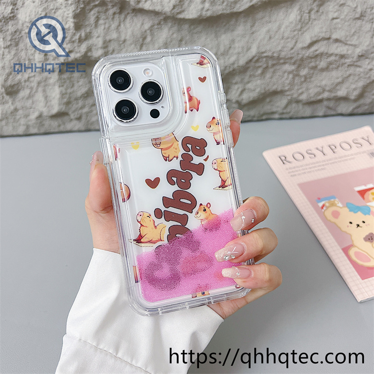 butterfly colorful quicksand 2 in 1 phone cover (复制)