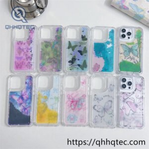 butterfly quicksand 2 in 1 iphone 15 pro max case