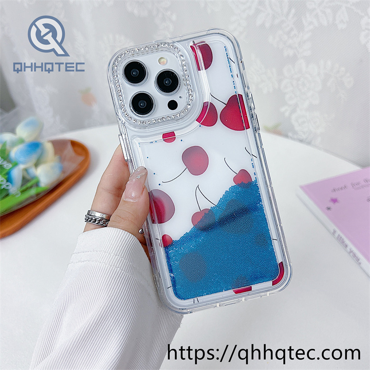 2 in 1 butterfly quicksand iphone 16 pro max case (复制)