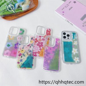 2 in 1 butterfly quicksand iphone 16 pro max case (复制)