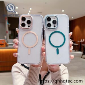 acrylic transparent magsafe phone cover