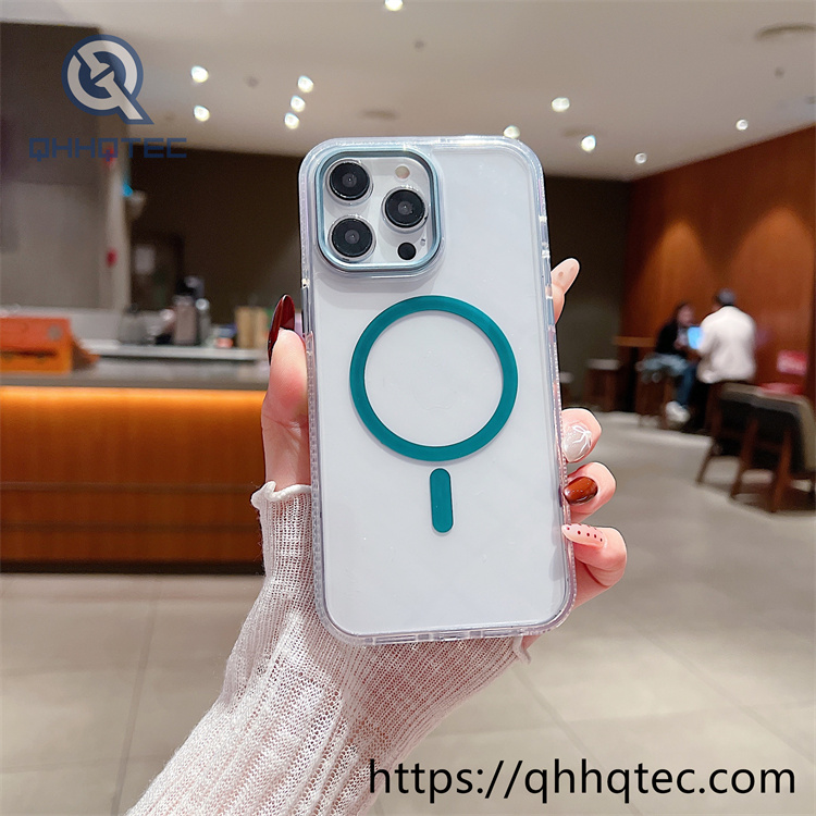 acrylic transparent magsafe phone cover