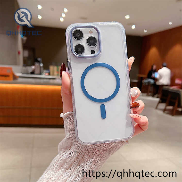 acrylic transparent magsafe phone cover