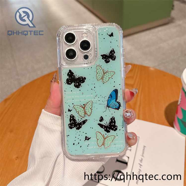 colorful butterflies 3 in 1 phone case