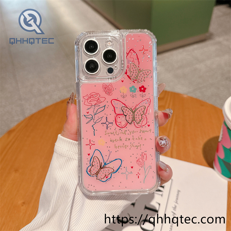 colorful butterflies 3 in 1 phone case