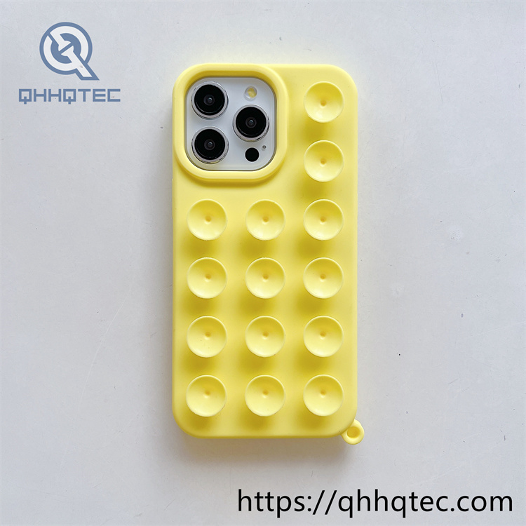 colorful suction cup mobile phone case