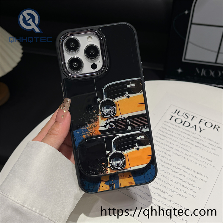 acrylic transparent phone case with rotating bracket (复制)