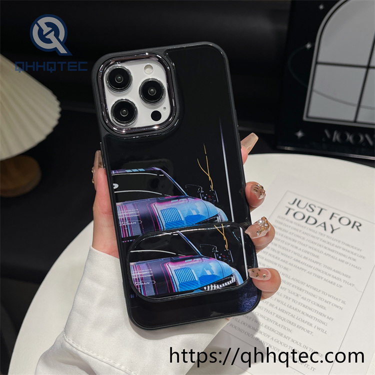 acrylic transparent phone case with rotating bracket (复制)