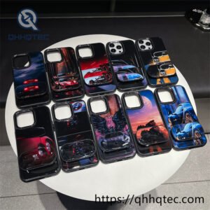 acrylic transparent phone case with rotating bracket (复制)