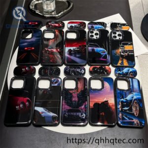 acrylic transparent phone case with rotating bracket (复制)