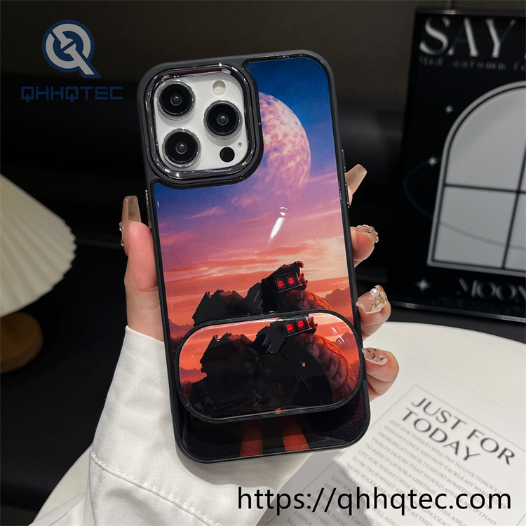 acrylic transparent phone case with rotating bracket (复制)