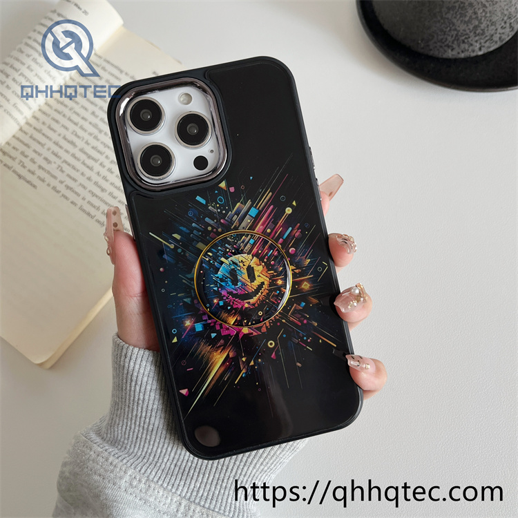 colorful paintings dripping case with bracket