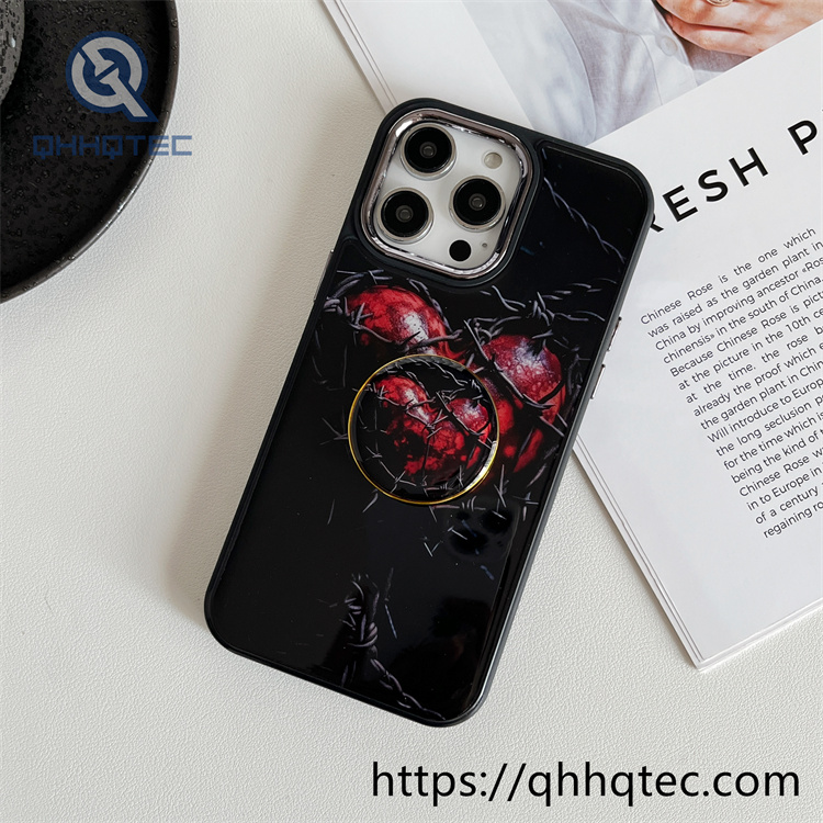 colorful paintings dripping case with bracket