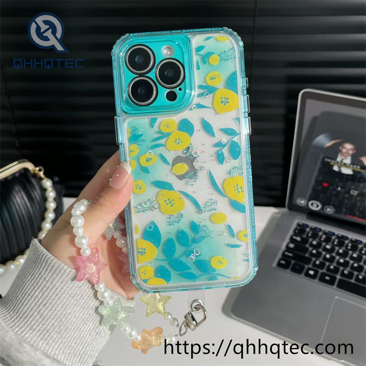 painted fine hole camera frame 3 in 1 mobile phone case