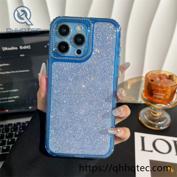 shiny full glitter 3 in 1 case diamond camera