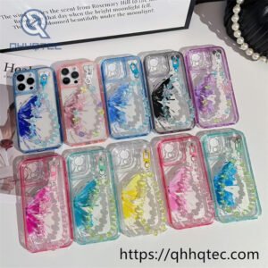 colorful starry sky butterfly 3 in 1 360 protect case (复制)