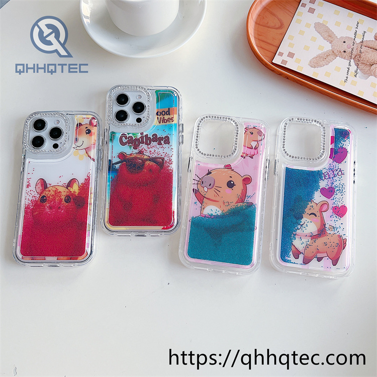 capybara bubble quicksand new phone case