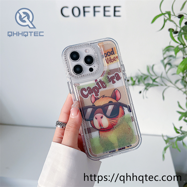 capybara bubble quicksand new phone case