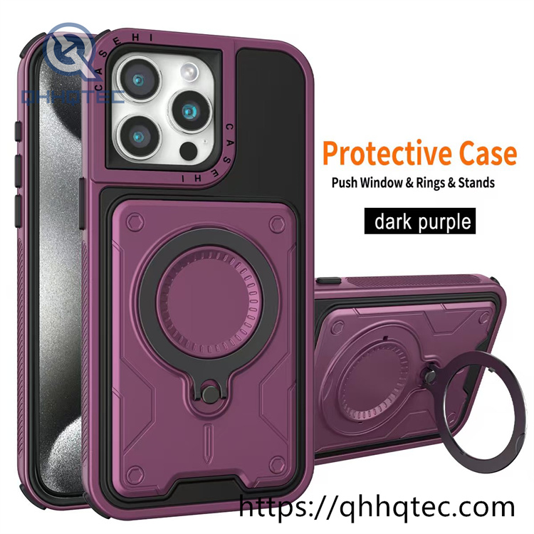 anti skid and waterproof large bracket magnetic mobile phone case