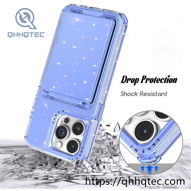 women makeup mirror shiny pop case