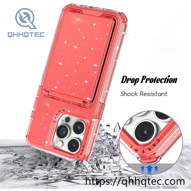 women makeup mirror shiny pop case