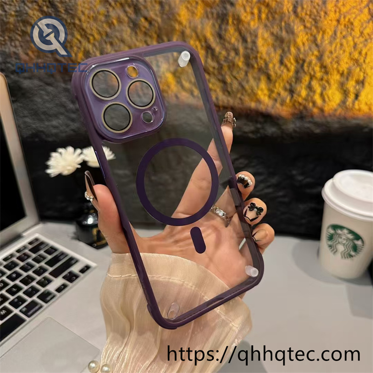 magsafe transparent phone 360 protect case