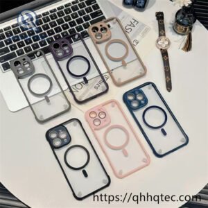 magsafe transparent phone 360 protect case