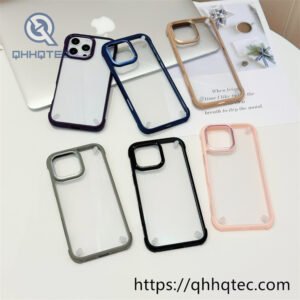 metal lens high transparent phone case