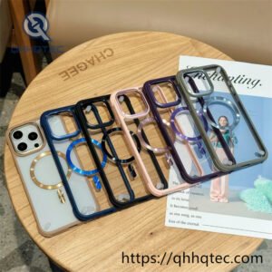 metal lens high transparent cd magsafe case