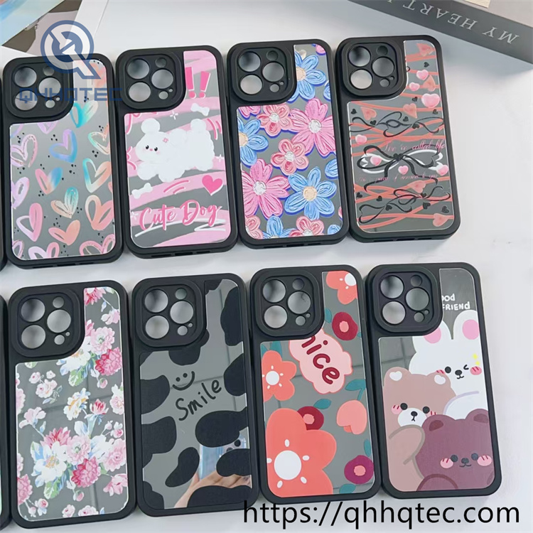 painted pattern 2 in 1 phone case