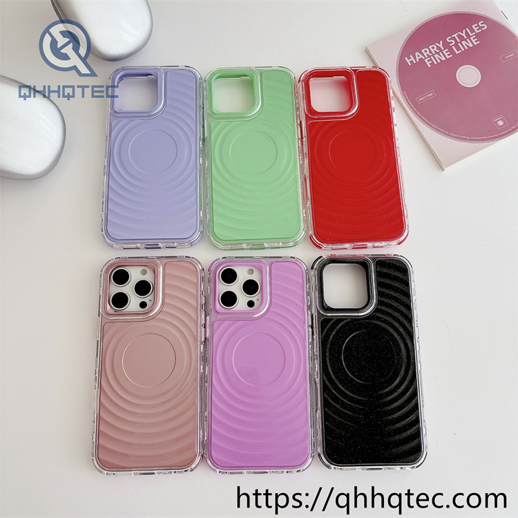 varnish spray color pc material three in one mobile phone case